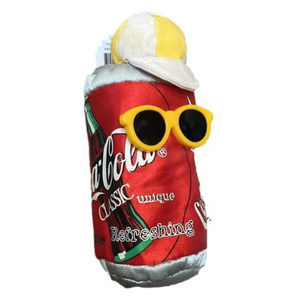 Coca Cola Can in Shades 6" Bean Bag Plush 1997 Style# 0132 (tags attached)